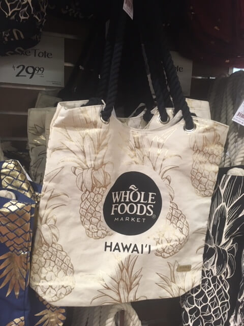 ホールフーズ タグアロハ のゴールデンウィーク限定の新柄が登場 白にゴールドのパイナップル Hawaii Ne ハワイいいね